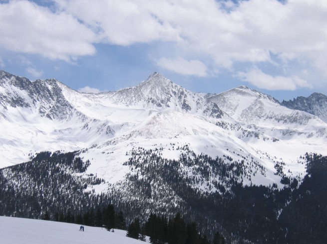 View of the Tenmile Range from Copper Mountain, Colorado
