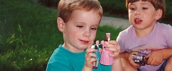 My son Harry loved his dolls.