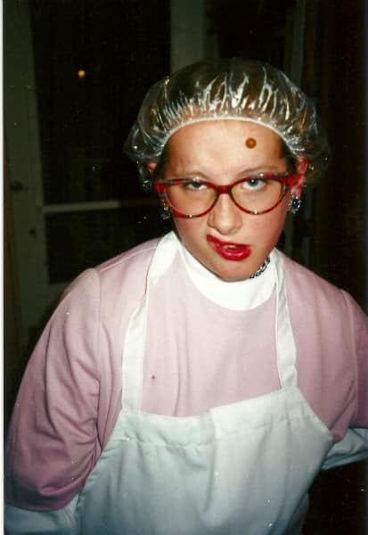 My son the lunch lady, Halloween 2000