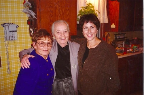 l to r: Shirley, Aunt Anita & me, 1996