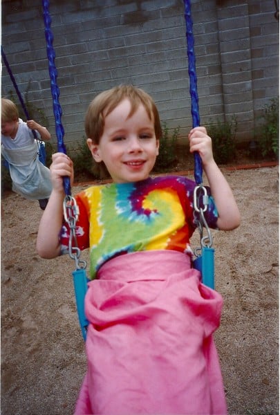 Harry, age 4, feeling pinkalicious.